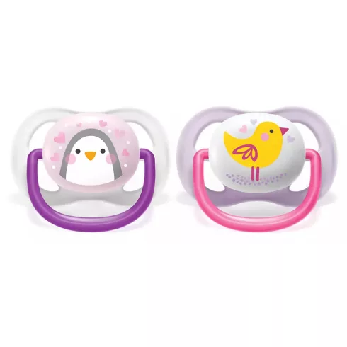 Avent Ultra air Animals 0-6hó játszócumi - lányos