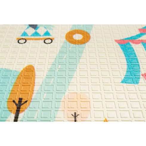 Összehajtható játszószőnyeg 200x180 cm - Cirkusz