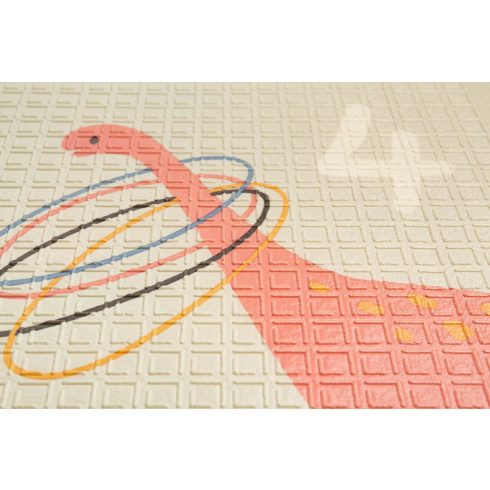 Összehajtható játszószőnyeg 200x180 cm - Dinók