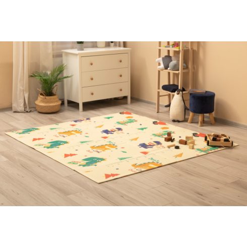 Összehajtható játszószőnyeg 200x180 cm - Dinók