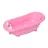   Lorelli kád leeresztő dugóval, babatartóval 88 cm + kádállvány -  Pink