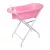 Lorelli kád leeresztő dugóval, babatartóval 88 cm + kádállvány -  Pink