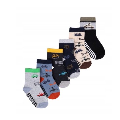 Yo!club ABS csúszásgátlós zokni (27-30) - fekete/tank