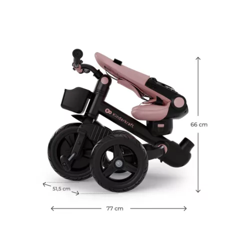 KINDERKRAFT Aveo 2 Plus Tricikli - Rózsaszín 