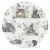Baby Shop pamut,gumis lepedő 60*120 cm - Erdei barátok zöld