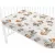 Baby Shop pamut,gumis lepedő 60*120 cm - Róka és barátai 
