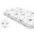 Baby Shop pamut,gumis lepedő 60*120 cm  - Lulu Natural menta