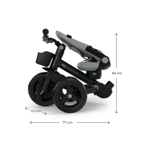 KINDERKRAFT Aveo 2 Plus Tricikli - Szürke