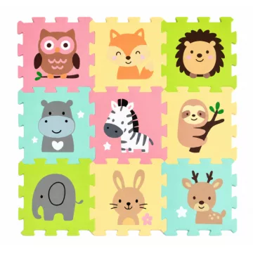 P & M Nexli Összeilleszthető puzzle 9 db - Safari Friends