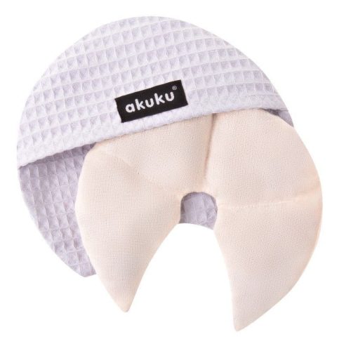 Akuku cseresznyemaggal töltött mellpárna levehető huzattal, 2 db - Szürke