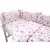 Baby Shop 3 részes ágynemű garnitúra - rózsaszín róka és nyuszi 