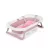   Chipolino Isla összecsukható kád hálós babatartóval 81 cm - Pink