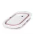 Chipolino Isla összecsukható kád hálós babatartóval 81 cm - Pink