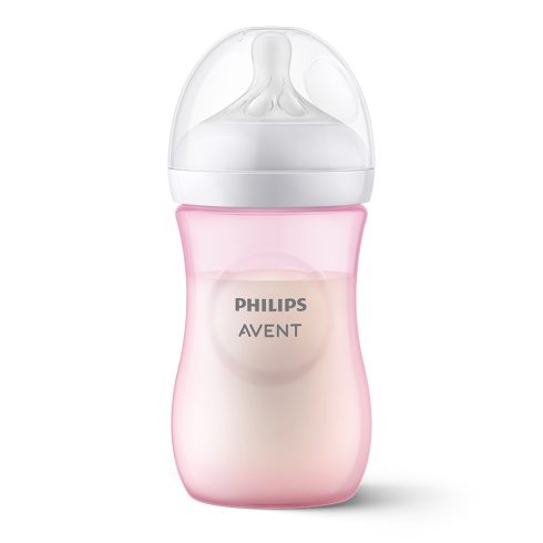 Philips AVENT Natural Response 260 ml cumisüveg 1hó+ rózsaszín 