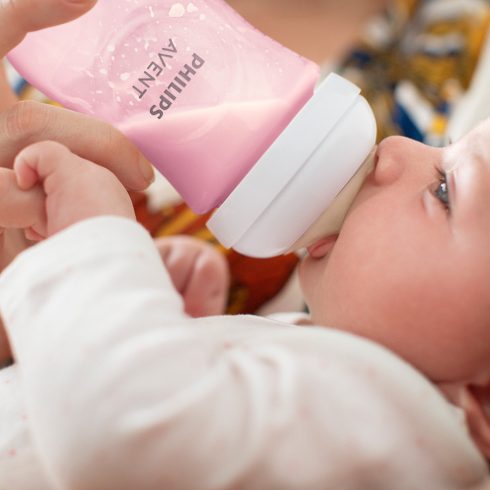 Philips AVENT Natural Response 260 ml cumisüveg 1hó+ rózsaszín 