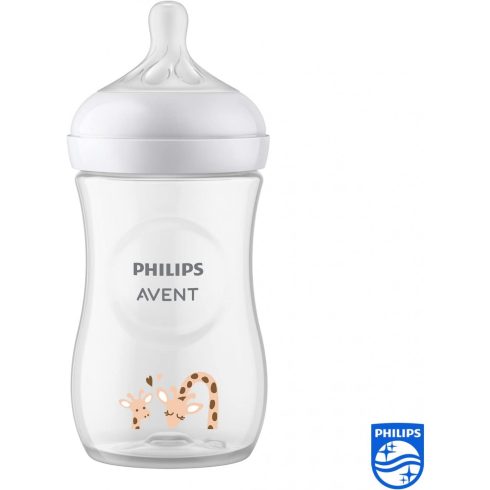 Philips AVENT Natural Response with Airfre 260 ml cumisüveg 1hó+ zsiráf 
