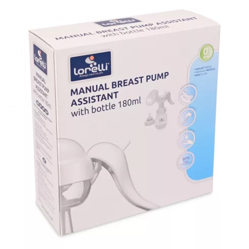 Lorelli Assistant mellszívó + 180ml cumisüveg 