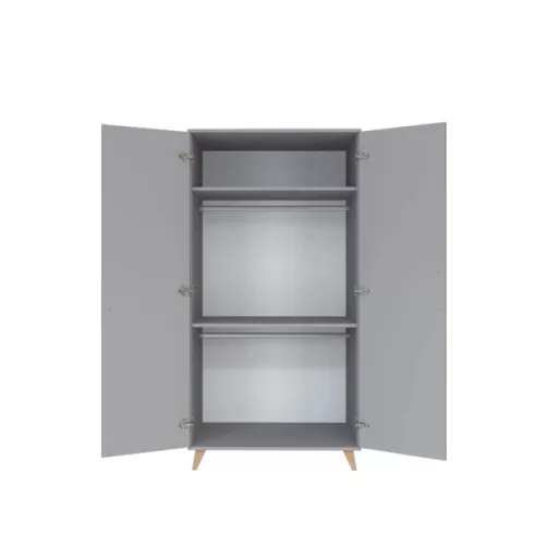 Flip Grey 2 osztású szekrény