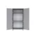 Flip Grey 2 osztású szekrény