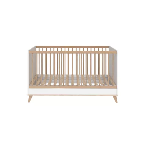 FLIP White & Oak átalakítható 140-es babaágy