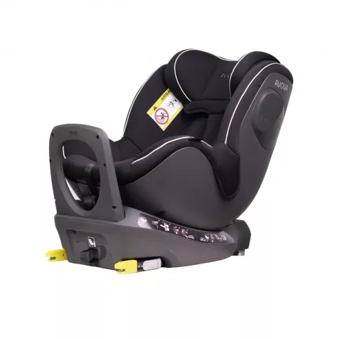 Avova Sperber-Fix I-Size 360° biztonsági gyerekülés 40-105 cm - Pearl black 