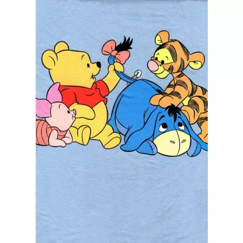 Disney pamut,gumis lepedő - Micimackó & barátai (kék)