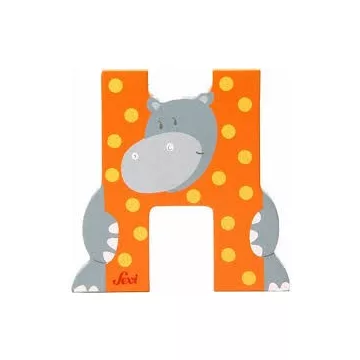 Sevi Fa betű állatos - H narancs 