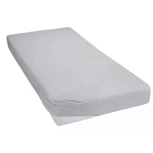 Baby Shop pamut,gumis lepedő 60*120 - 70*120 cm-es matracra használható - szürke