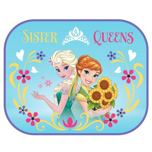 Disney autós napellenző  2db-os - Jégvarázs, Sister Queens