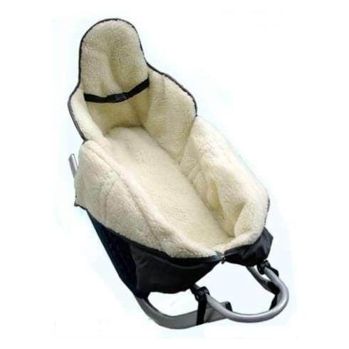 Adbor szánkó bundazsákkal - zöld