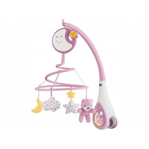 CHICCO Next2Dreams zenélő-forgó rózsaszín