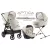 Inglesina Aptica Quattro 4in1 babakocsi szett I-Size Darwin hordozóval - Cachemire Beige