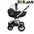 Dorjan Danny Sport Prim VIP 3in1 babakocsi - PDSVIP -11 (geo) 