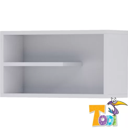 Todi White Bunny babaszoba  - erezett fehér /magasfényű fehér