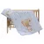 Baby Shop 3 részes ágynemű garnitúra  - kék "Mika" maci