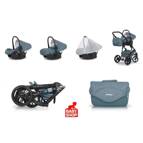 Riko Brano Natural 3:1 multifunkciós babakocsi - Olive