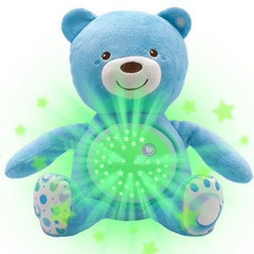 Chicco Baby Bear plüss maci projektor kék 