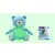 Chicco Baby Bear plüss maci projektor kék 