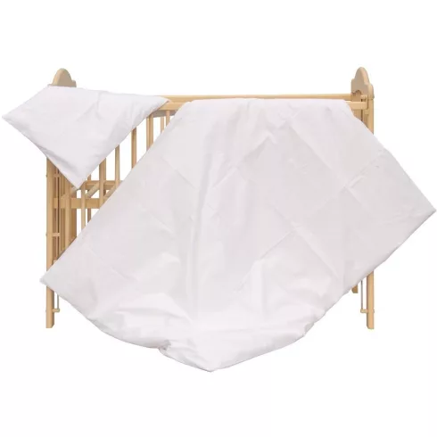 Baby Shop 2 részes babaágynemű 90x120 cm - fehér 
