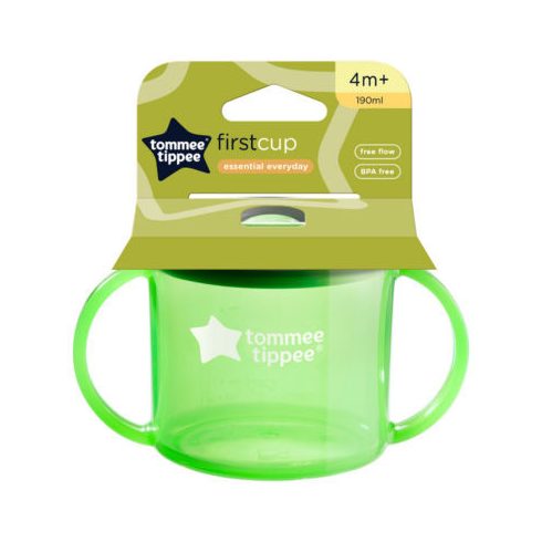 Tommee Tippee Essentials első itatópohár 4m+ - zöld