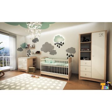 Todi Magic babaszoba I. - szilfa/fényes fehér