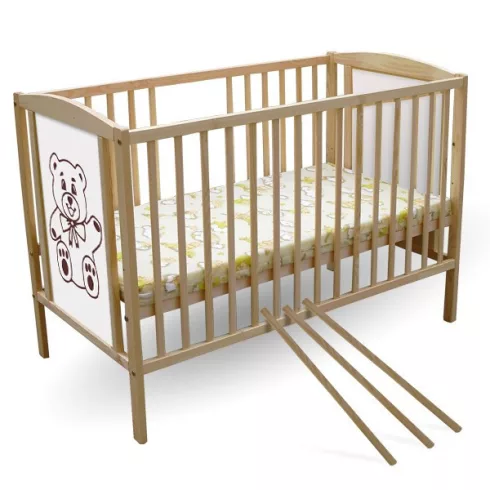 Bajka 60*120 cm kiságy - Integető maci