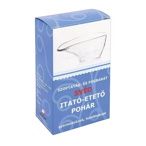 Szoptatás - és fogbarát svéd etető-itató pohár