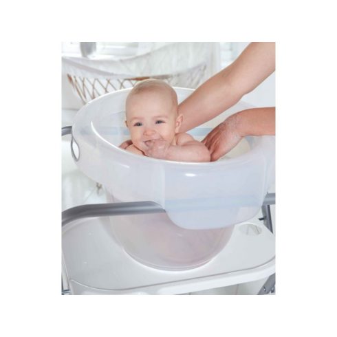 Fürdető vödör  +  Bébé-Jou kádállvány - átlátszó