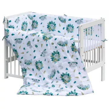 Baby Shop 5 részes babaágynemű - zöld koala maci 