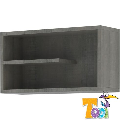 Todi Cube 2 babaszoba szürke osló tölgy – magasfényű jégfehér