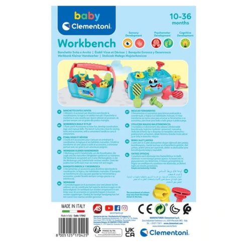 Clementoni - Baby munkapad kiegészítőkkel