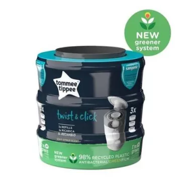   Tommee Tippee Sangenic TEC pelenkacsomagoló utántöltő - 3 db