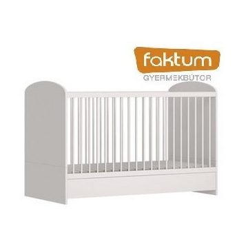   Faktum Mia fehér Átalakítható 140-es babaágy minta nélkül
