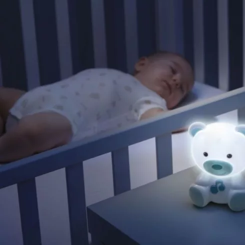 Chicco Dreamlight maci, zenélő éjszakai fény - rózsaszín